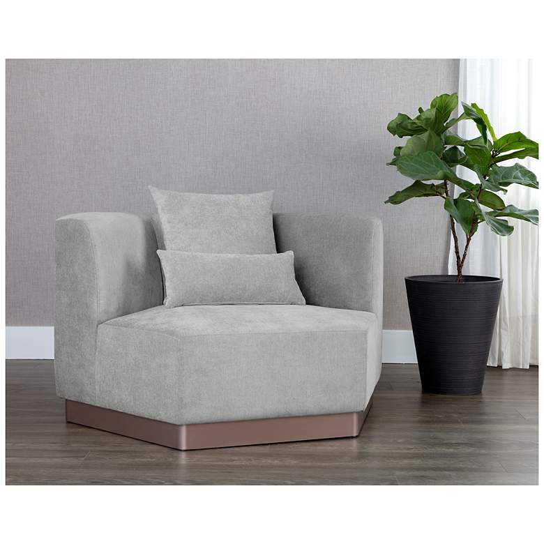 Image 1 Sunpan Amalia Armchair Polo Club Stone