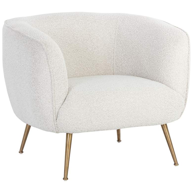 Image 1 Sunpan Amara Lounge Chair Copenhagen White