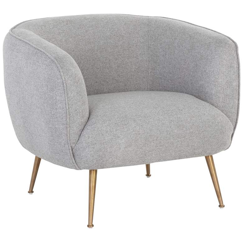 Image 2 Sunpan Amara Lounge Chair Soho Gray