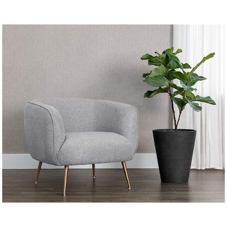 Image 1 Sunpan Amara Lounge Chair Soho Gray