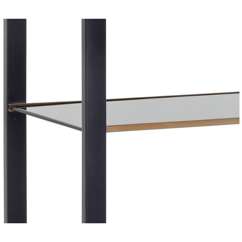 Image 5 Sunpan Ambretta Bookcase Small Black and Smoke Gray more views