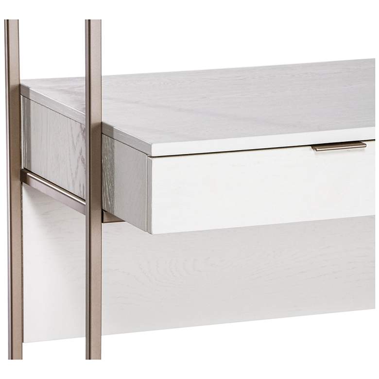 Image 6 Sunpan Ambrose Modular Wall Desk Champagne Gold Cream more views