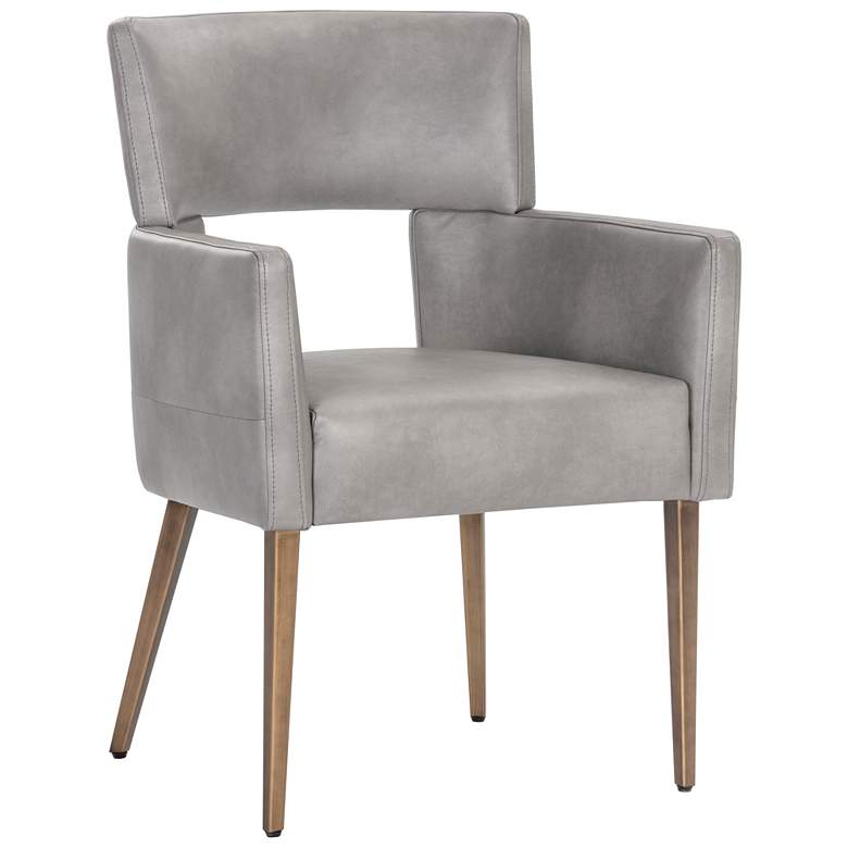 Image 1 Sunpan Amerie Dining Armchair Bravo Metal