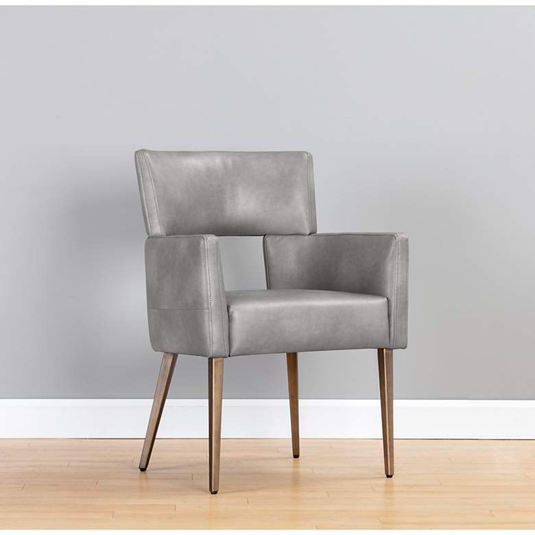 Image 1 Sunpan Amerie Dining Armchair Bravo Metal