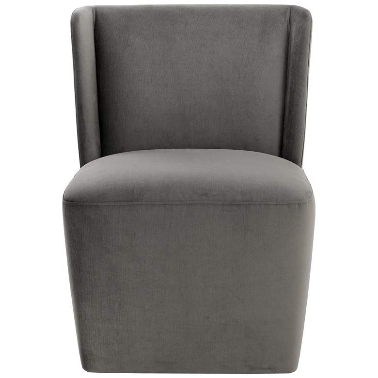 Image 3 Sunpan Amita Wheeled Dining Chair Piccolo Pebble more views