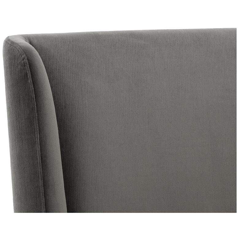 Image 7 Sunpan Amita Wheeled Dining Chair Piccolo Pebble more views
