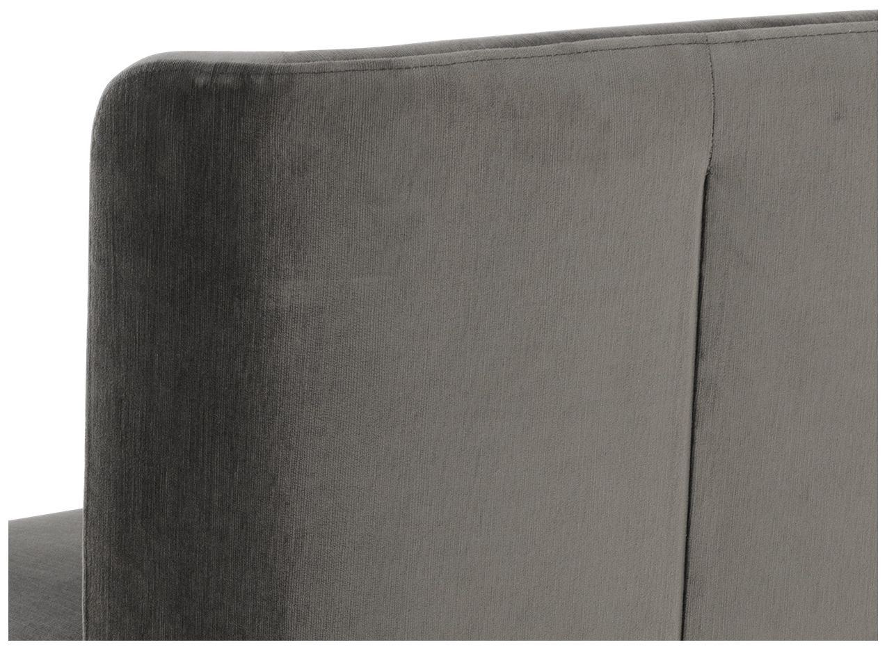 Sunpan Amita Wheeled Dining Chair Piccolo Pebble