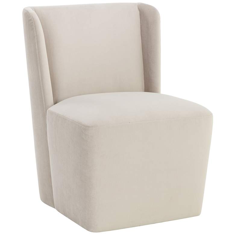 Image 1 Sunpan Amita Wheeled Dining Chair Piccolo Prosecco