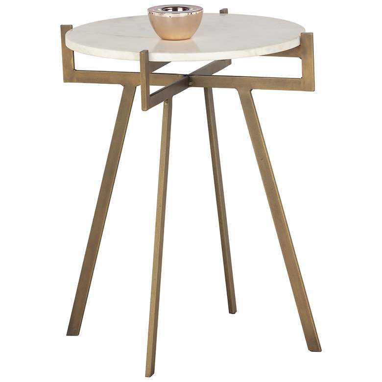 Image 2 Sunpan Anak End Table White more views