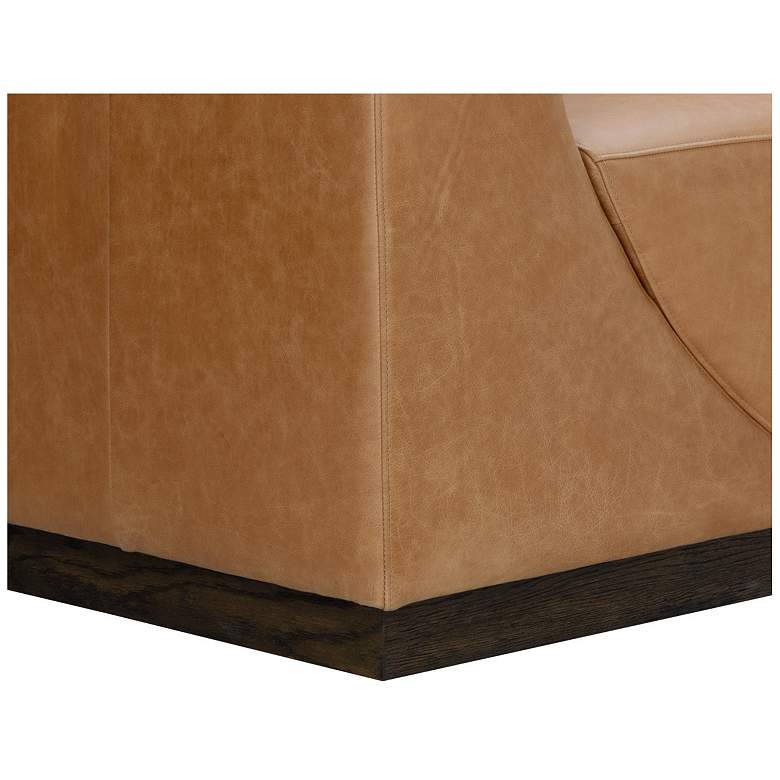 Image 4 Sunpan Anakin Sofa Dark Brown Tuscany Cognac Leather more views