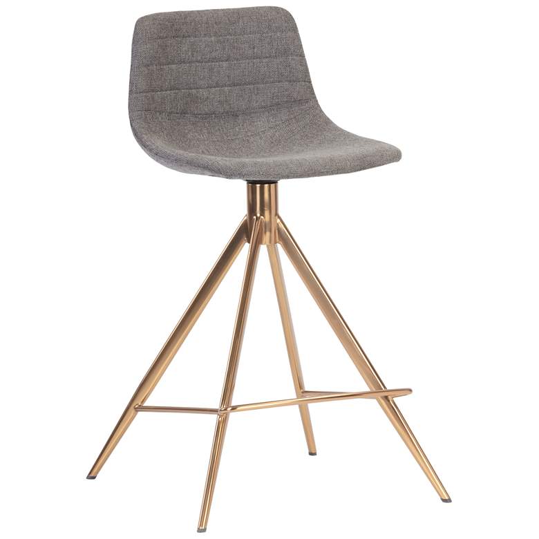 Image 1 Sunpan Andres Swivel Counter Stool Belfast Koala Gray