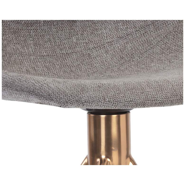 Image 6 Sunpan Andres Swivel Counter Stool Belfast Koala Gray more views