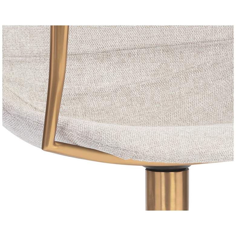 Image 6 Sunpan Andres Swivel Dining Armchair Belfast Heather Gray more views