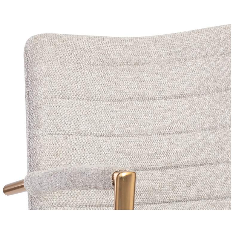Image 7 Sunpan Andres Swivel Dining Armchair Belfast Heather Gray more views