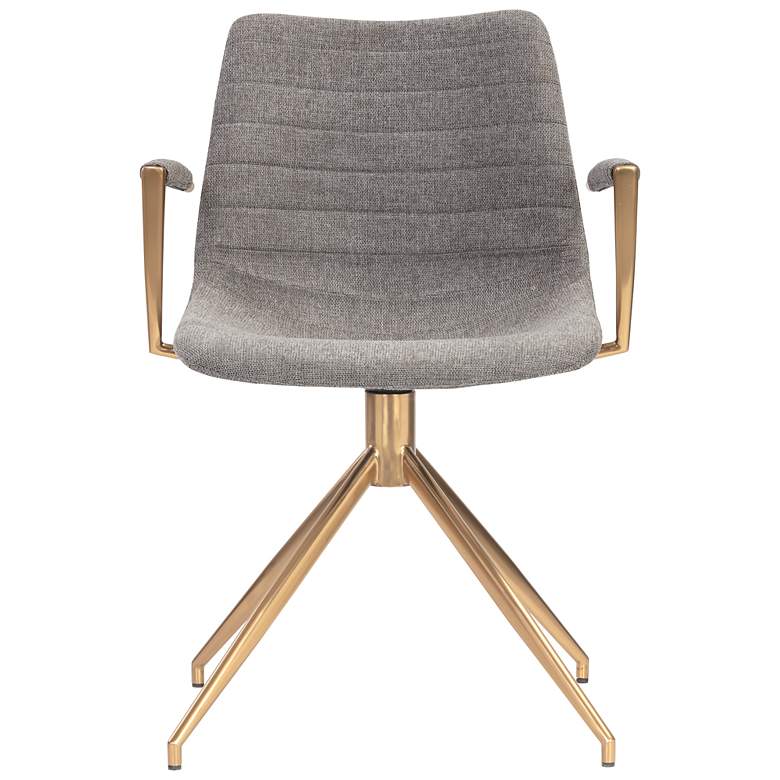 Image 3 Sunpan Andres Swivel Dining Armchair Belfast Koala Gray more views