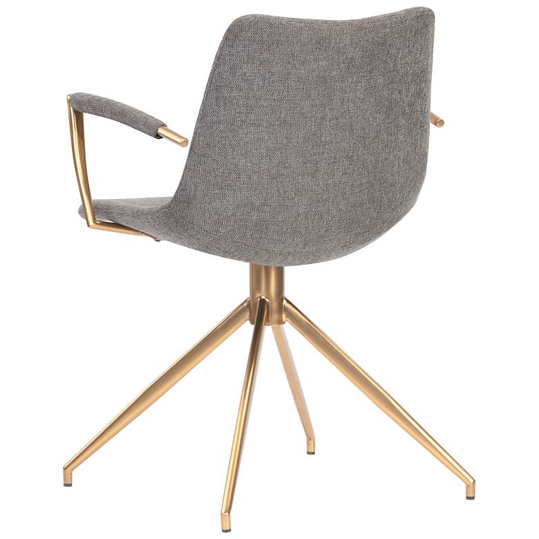 Image 5 Sunpan Andres Swivel Dining Armchair Belfast Koala Gray more views