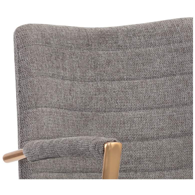Image 7 Sunpan Andres Swivel Dining Armchair Belfast Koala Gray more views