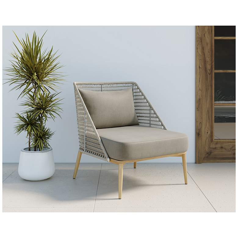 Image 5 Sunpan Andria Lounge Chair Palazzo Taupe more views