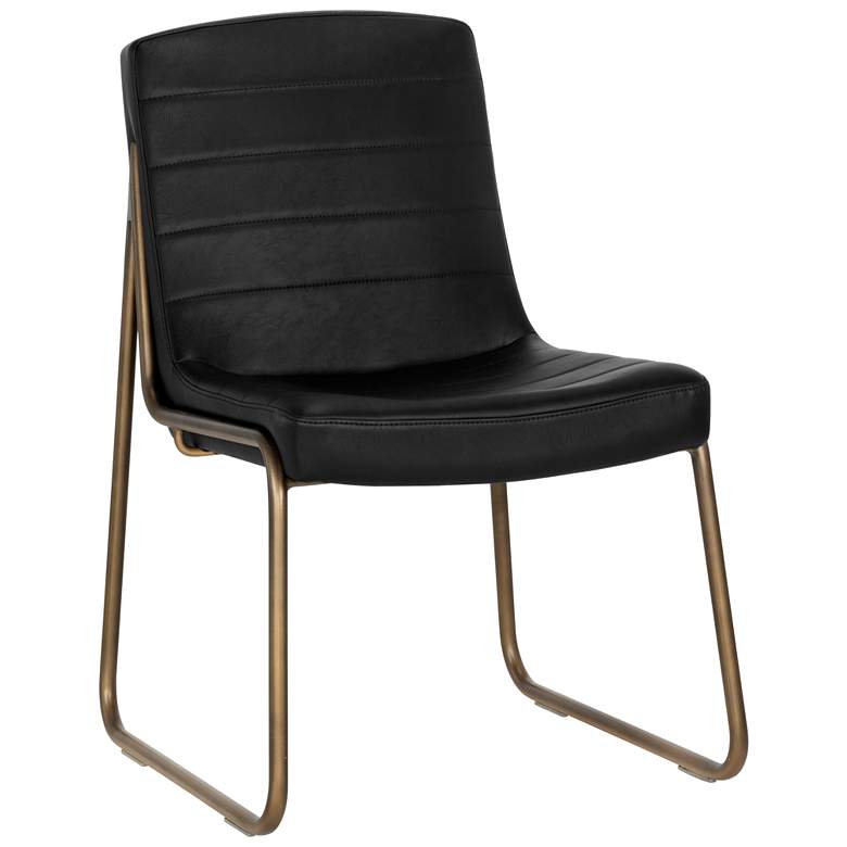 Image 2 Sunpan Anton Dining Chair Vintage Black Set of 2