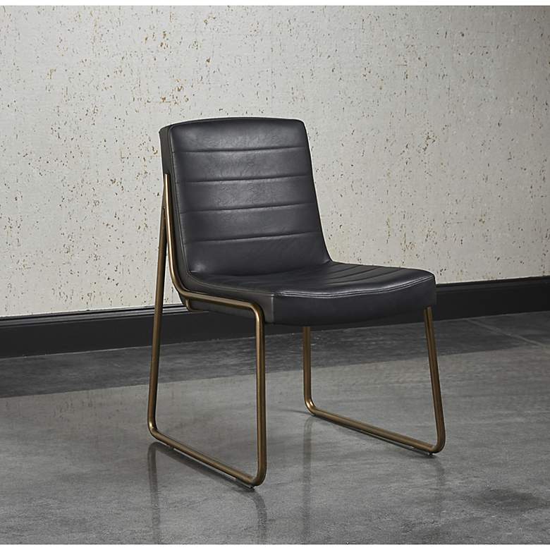 Image 1 Sunpan Anton Dining Chair Vintage Black Set of 2