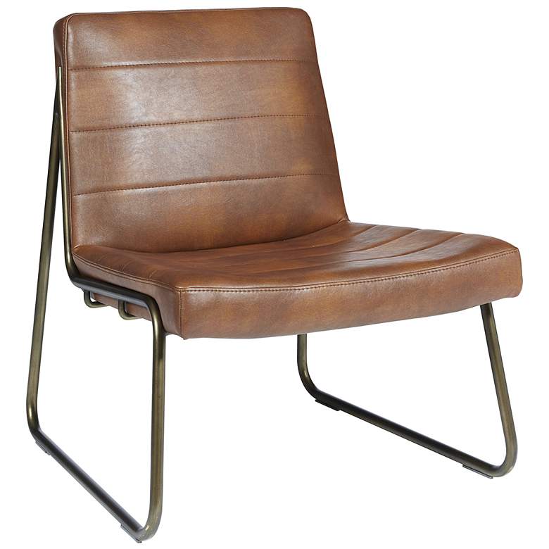Image 2 Sunpan Anton Lounge Chair Bravo Cognac