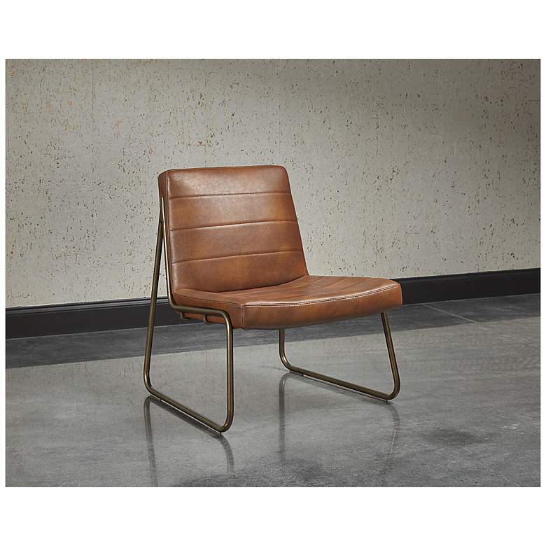 Image 1 Sunpan Anton Lounge Chair Bravo Cognac