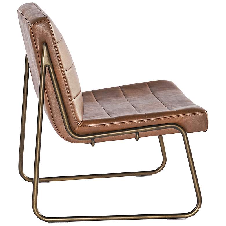 Image 4 Sunpan Anton Lounge Chair Bravo Cognac more views