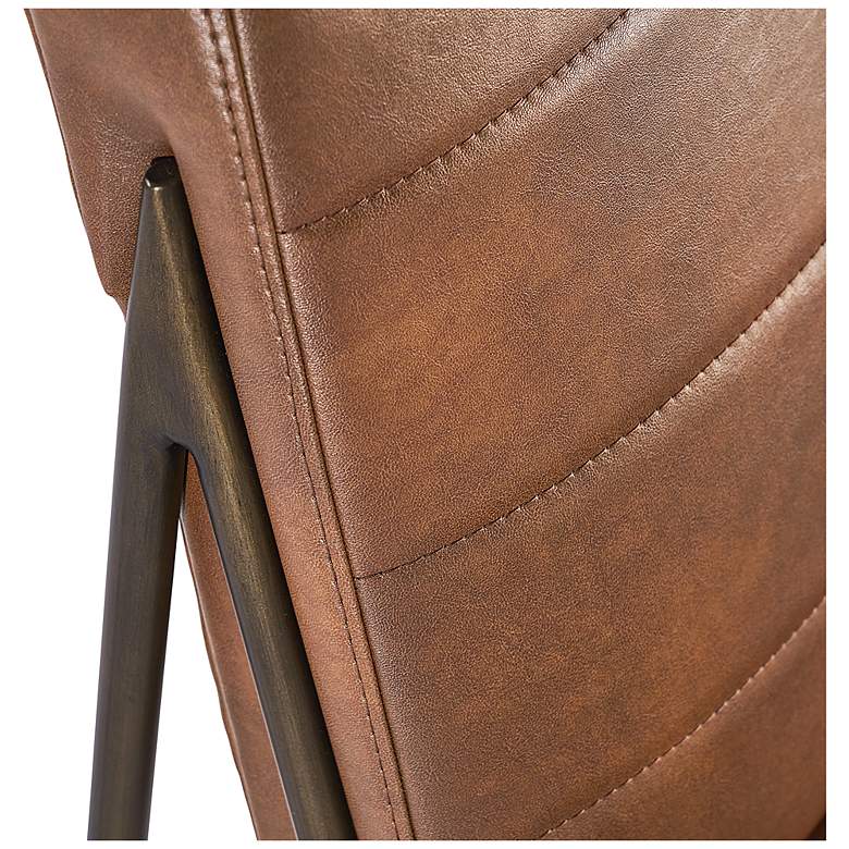 Image 6 Sunpan Anton Lounge Chair Bravo Cognac more views
