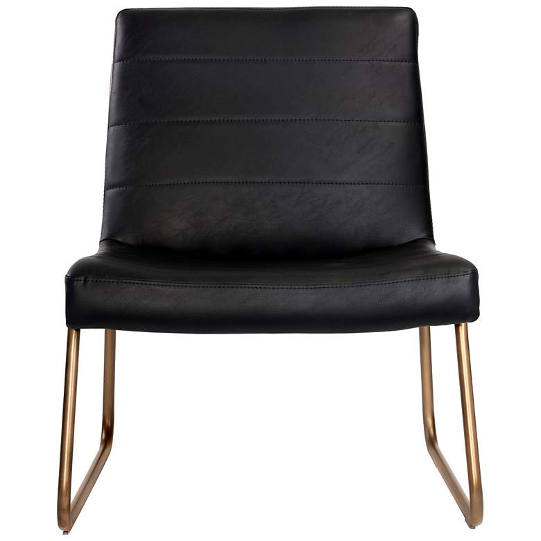 Image 2 Sunpan Anton Lounge Chair Vintage Black more views