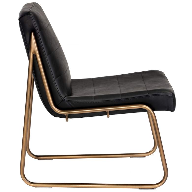 Image 3 Sunpan Anton Lounge Chair Vintage Black more views