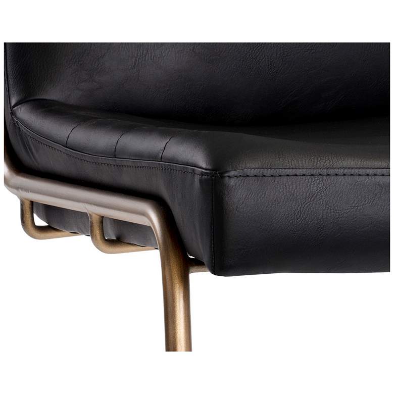 Image 5 Sunpan Anton Lounge Chair Vintage Black more views