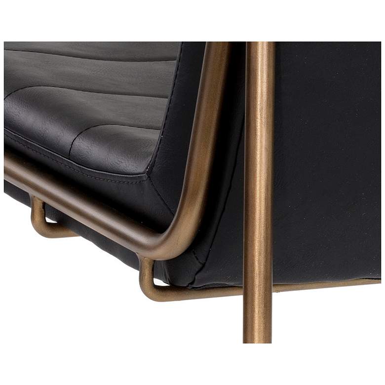 Image 7 Sunpan Anton Lounge Chair Vintage Black more views