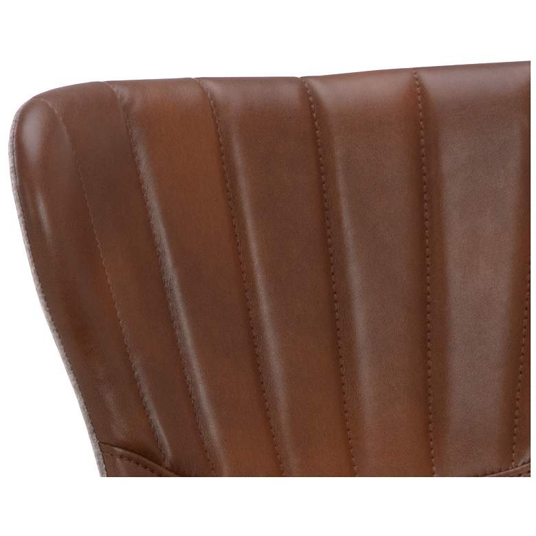 Image 7 Sunpan Arabella Barstool Bravo Cognac and November Gray more views