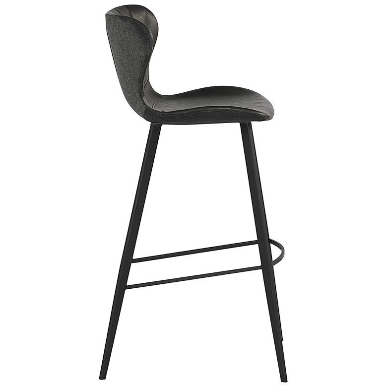 Image 2 Sunpan Arabella Barstool Bravo Portabella and Polo Club Kohl Gray more views
