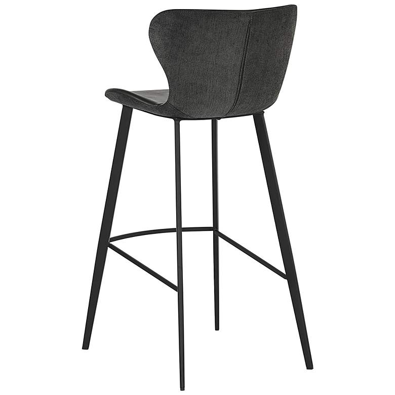 Image 3 Sunpan Arabella Barstool Bravo Portabella and Polo Club Kohl Gray more views