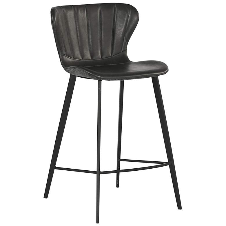 Image 1 Sunpan Arabella Counter Stool Bravo Portabella and Polo Club Kohl Gray