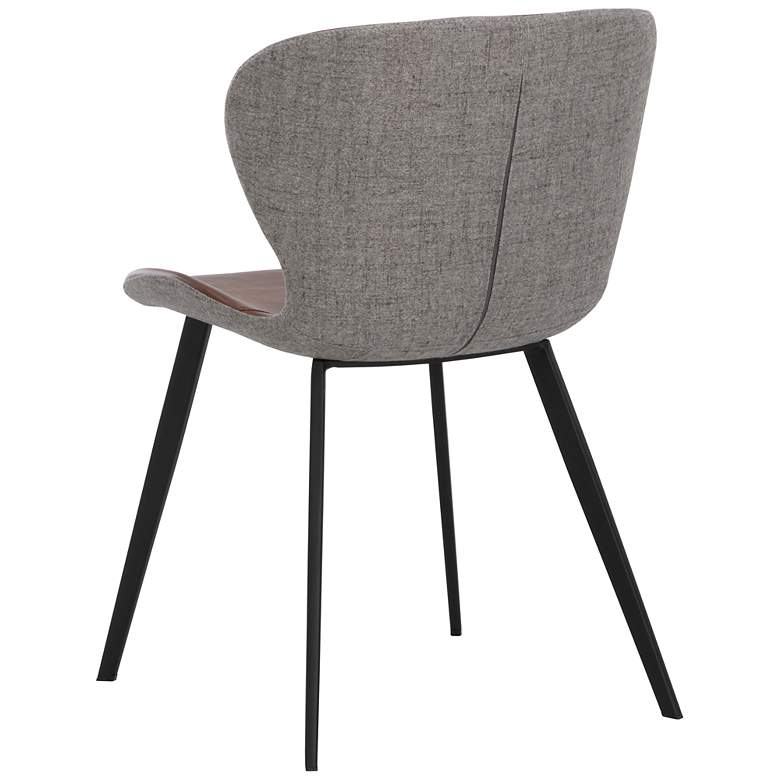 Image 5 Sunpan Arabella Dining Chair Bravo Cognac and November Gray more views
