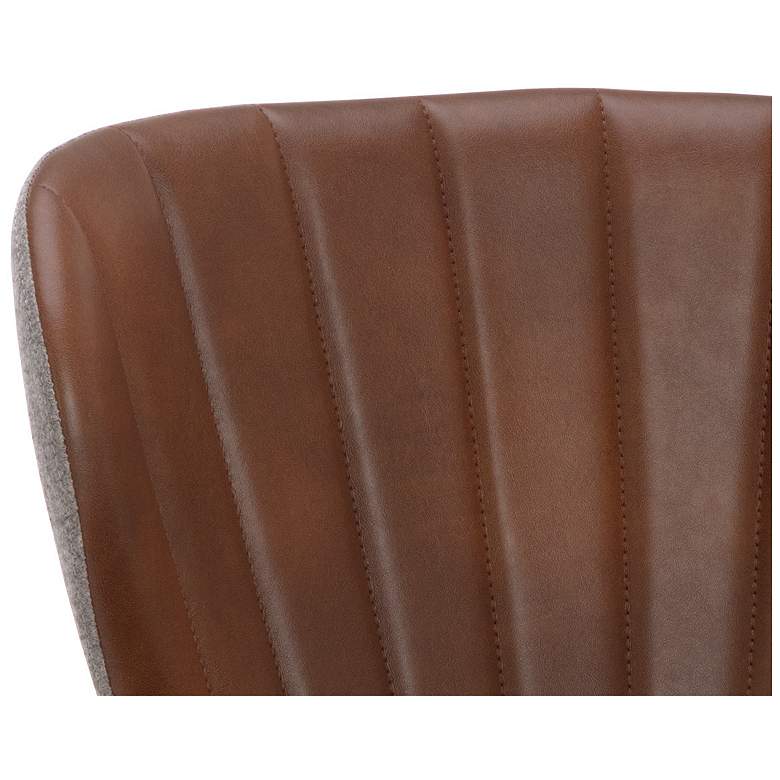 Image 7 Sunpan Arabella Dining Chair Bravo Cognac and November Gray more views