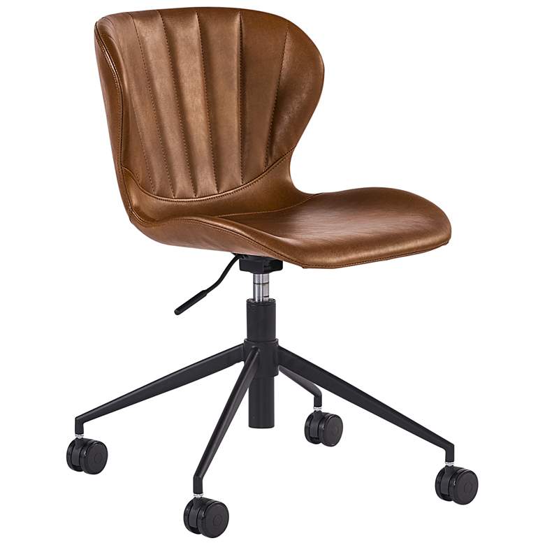 Image 1 Sunpan Arabella Office Chair Bravo Cognac