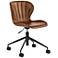 Sunpan Arabella Office Chair Bravo Cognac