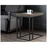 4_Sunpan Arden C-shaped Side Table Black Charcoal Gray more views