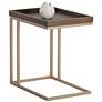1_Sunpan Arden C-shaped Side Table Gold Raw Umber