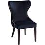 3_Sunpan Ariana 25" Wide Brass Nailhead Navy Blue Velvet Dining Chair