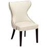 3_Sunpan Ariana 25" Wide Nailhead Trim Sand Fabric Dining Chair