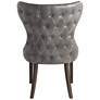 Sunpan Ariana 25" Wide Overcast Gray Faux Leather Dining Chair in scene