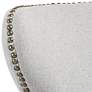 4_Sunpan Ariana 29 1/2" Classic Light Gray Fabric Swivel Barstool more views