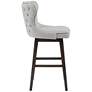 7_Sunpan Ariana 29 1/2" Classic Light Gray Fabric Swivel Barstool more views