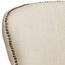 5_Sunpan Ariana 29 1/2" Sand Fabric Tufted Swivel Bar Stool more views