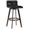 Sunpan Arizona Swivel Barstool Castillo Black