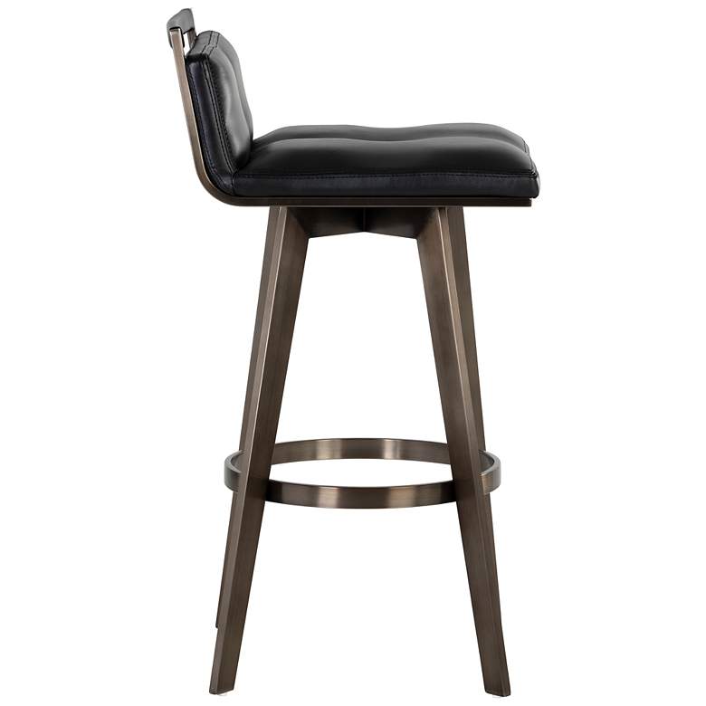 Image 2 Sunpan Arizona Swivel Barstool Castillo Black more views